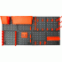 Панель для инструментов  65.2*10*32,6см с наполнением большая Blocker Expert черный/оранжевый (297 583)