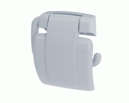 Держатель для туалетной бумаги серый /М8430/ (298 540)