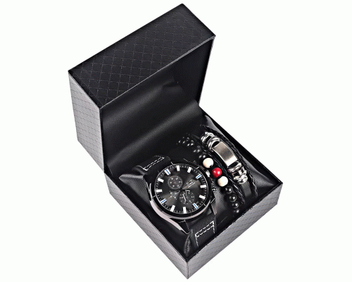 Набор подарочный мужской (часы+браслет) /PJ9003/ (19 219)