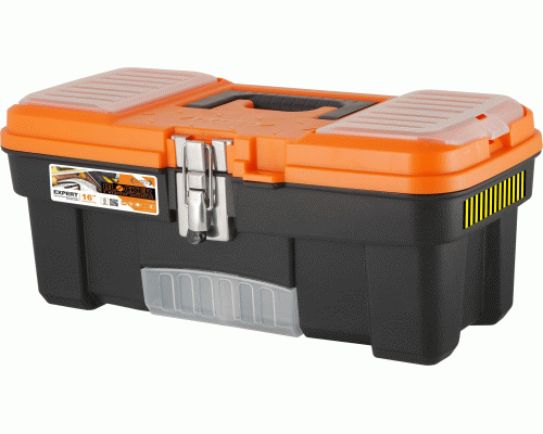 Ящик для инструментов 16 Blocker Expert с металлическим замком черный-оранжевый (298 825)