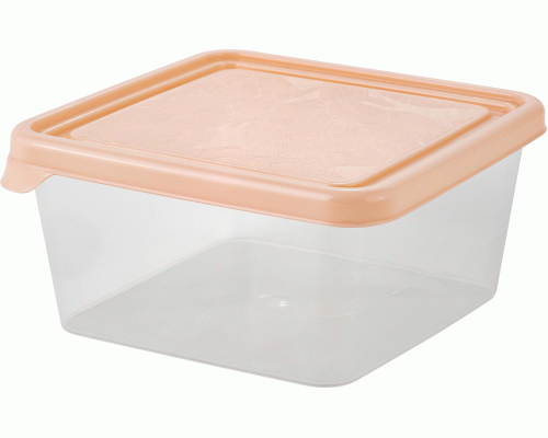 Контейнер для продуктов 0,45л Helsinki Artichoke квадратный персиковая карамель (298 534)