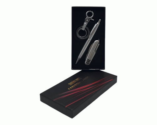 Набор подарочный мужской (ручка+карабин+нож складной) /ST5757/ (297 723)