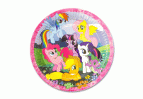 Тарелка бумажная 23см 8шт My Little Pony (617)