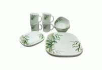 Набор столовой посуды 16 предметов керамика (тарелки d-27,8/20,3/15,2см; кружки 380мл) (298 113)