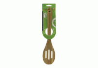 Лопатка кухонная бамбук с прорезями /DF4528/ (295 599)
