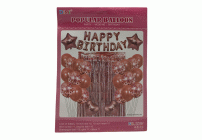 Набор для праздника Фотозона Happy Birthday надувные шары+украшения (298 217)