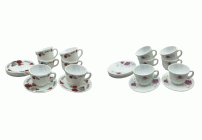 Набор чайный 12пр. (6 чашек 190мл; 6 блюдец 13,9см) керамика (298 110)