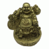 Статуэтка Смеющийся Будда золото (298 081)