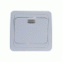 Выключатель 1 клав. с подсветкой  CLASSICO белый (298 958)