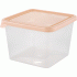 Контейнер для продуктов 0,75л Helsinki Artichoke квадратный персиковая карамель (298 536)