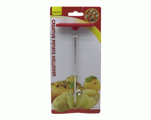 Нож для фигурной нарезки картофеля  7*16,5см (299 018)
