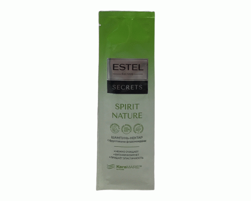 ESTEL SECRETS ES/N/S10 Шампунь-нектар с фруктовыми флавоноидами для волос Spirit Nature 10мл (298 820)