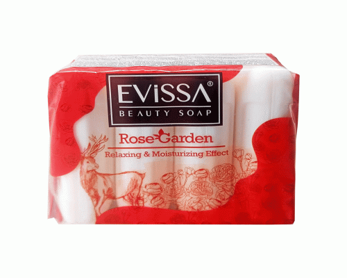 Мыло Evissa 4*70г Роза (300 103)