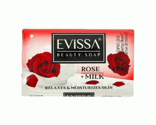 Мыло Evissa 125г Роза+Молоко (300 108)