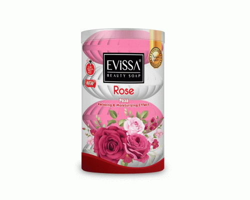 Мыло Evissa 4*110г Роза (300 109)