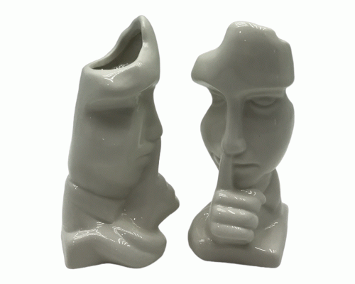 Ваза интерьерная керамика 15*6*7,5см Молчание (У-6/72) (300 039)