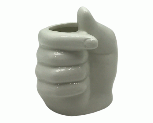 Ваза интерьерная керамика 11*9,3см Рука (У-6/72) (300 042)