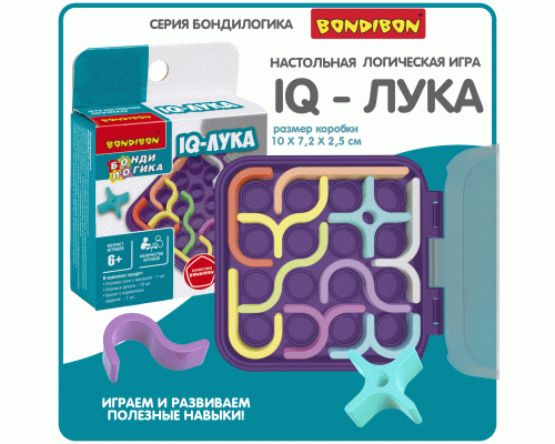 Игра настольная логическая Bondibon БондиЛогика IQ-ЛУКА (300 171)