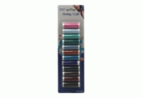 Нитки цветные 12шт  20м на блистере /C0148/ (299 030)
