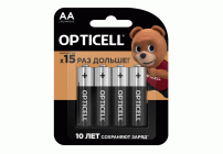 Батарейки алкалиновые АА LR6 Opticell Basic /4/48/192/ (300 019)