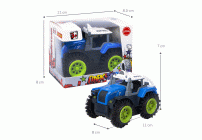 Машина-перевертыш на бат. Bondibon Парк Техники Трактор 4WD синий /M31-1/ (300 173)