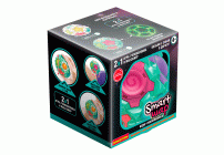 Головоломка 2в1 Smart Шар-массажёр светящийся эффект Bondibon (300 206)