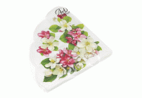 Салфетки бумажные Art Bouquet Rondo трехслойные 12шт 32х32см Яблоневый цветок (300 272)