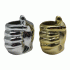 Ваза интерьерная керамика 11*9,3см Рука золото/серебро (У-6/72) (300 043)