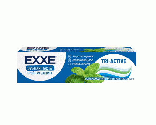 Зубная паста Exxe 100мл тройная защита tri-active (295 519)