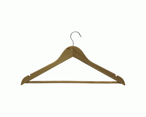 Вешалка-плечики для одежды деревянная (136 886)