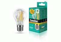 Лампа светодиодная Camelion шар LED13-A60-FL/830/E27 13Вт 220В (302 099)