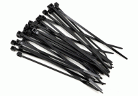 Хомут-стяжка кабельный 250*6мм нейлон  30шт черный (301 274)