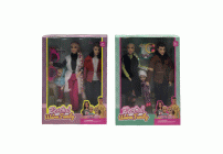 Набор из 3-х кукол (мама, папа, ребенок) с аксессуарами (301 330)