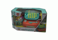 Набор игровой Супермаркет на бат. корзинка с продуктами, сканер, калькулятор, касса с деньгами (301 360)