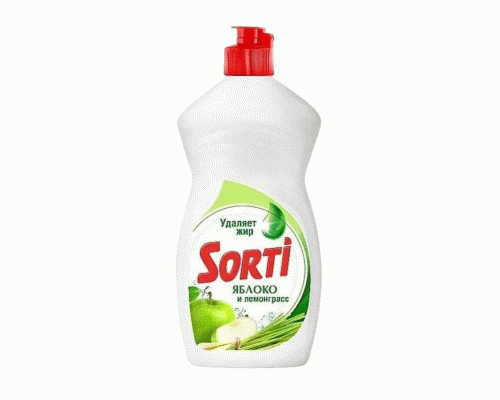 Средство для мытья посуды Sorti  450мл Яблоко и лемонграсс (301 521)
