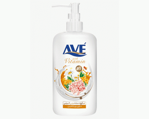 Жидкое крем-мыло AVE  450мл Мед и молоко с витамином B5 (300 772)