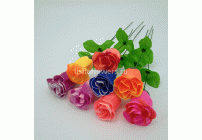 Бутон Роза h-42см цветная (301 092)