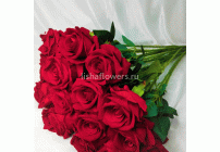 Бутон Роза h-65см красная с шипами (301 093)