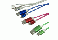 Кабель USB светящийся в ассортименте (301 174)