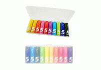 Батарейки алкалиновые АА Xiaomi Rainbow цветные в боксе (цена за штуку) /10/ (301 209)