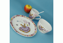 Набор детской посуды 4 предмета керамика (301 919)