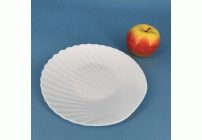 Тарелка плоская d-20см стеклокерамика Ракушка белая (У-6/48) (302 077)