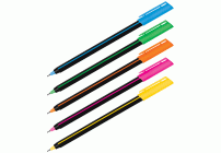 Ручка шариковая синяя 0,7мм Luxor Stick Soft Touch (У-50) /19700/50BX/ (302 108)