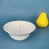 Тарелка глубокая d-13см стеклокерамика ребристая белая (У-6/72) /HBDW50/ (199 490)