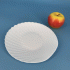Тарелка плоская d-20см стеклокерамика Ракушка белая (У-6/48) (302 077)