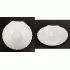 Салатник d-13см стеклокерамика Ракушка белый (У-6/72) (225 413)