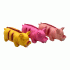 Игрушка-пищалка для собак Хрюшка резиновая (301 408)