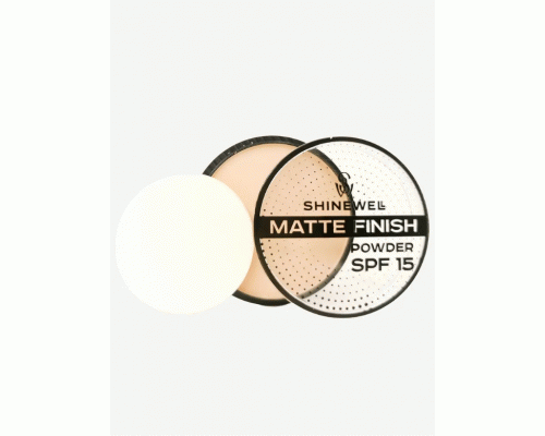 Пудра Shinewell Powder Matte Finish SPF 15 т. 01 (298 785)
