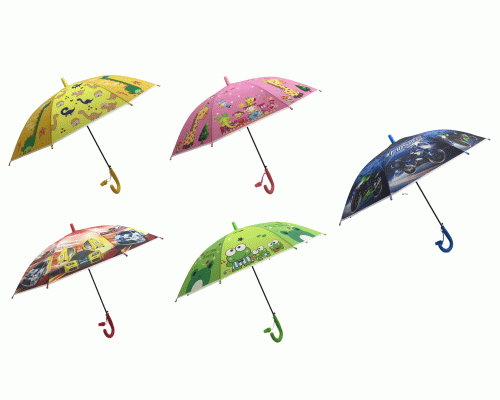 Зонт-трость детский 48,5см со свистком (303 912)