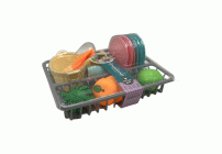 Набор игровой Посудка с сушилкой и фруктами (301 377)
